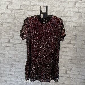 BiBi Black Sequin Top